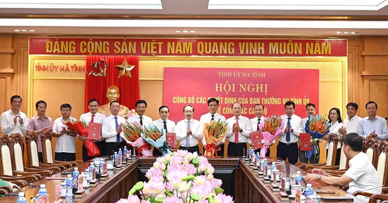 Hà Tĩnh: Điều động, bổ nhiệm nhiều cán bộ chủ chốt