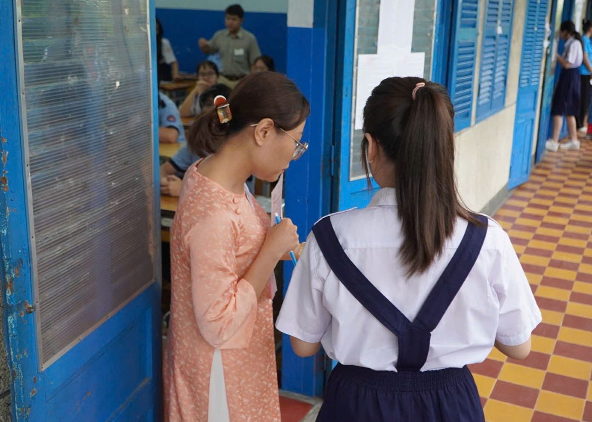 The 10th grade entrance exam in Ho Chi Minh City in the 2026-2027 school year has more than 151,000 registered candidates. Photo: Chan Phuc
