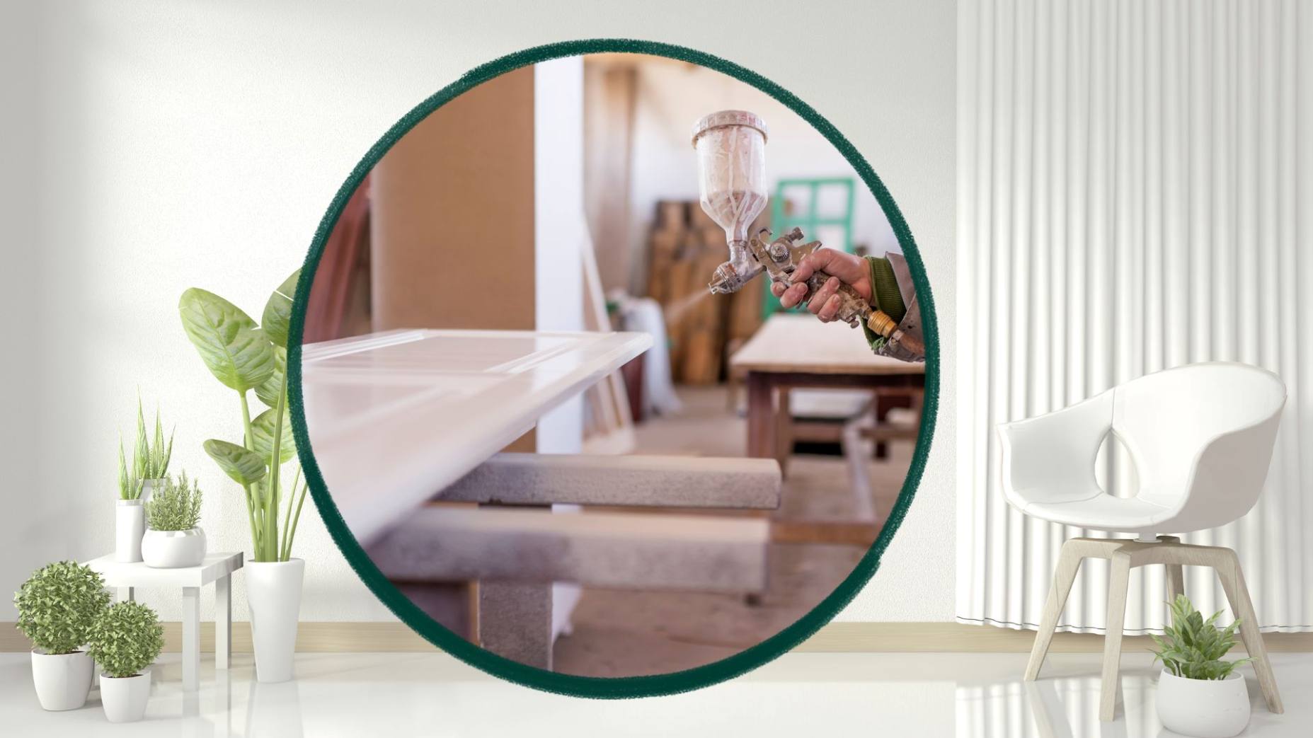 Repainting or rearranging the position are simple ways to help old furniture become fresher. Graphics: Thanh Thanh
