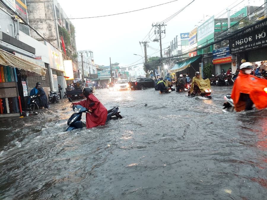 The Southern region will have prolonged thunderstorms in the coming days. Photo: Minh Quan