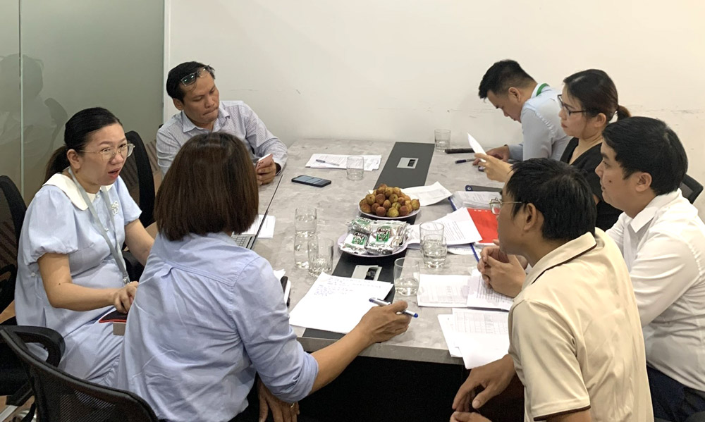 Cam Le Ward Trade Union coordinates to inspect the compliance with labor safety and hygiene laws at enterprises in 2026. Photo: Cam Le Trade Union
