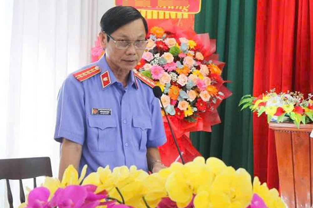 Ông Trần Quang Minh - nguyên Phó Viện trưởng Viện Kiểm sát nhân dân tỉnh Quảng Ngãi (cũ). Ảnh: Viện Kiểm sát nhân dân tỉnh Quảng Ngãi