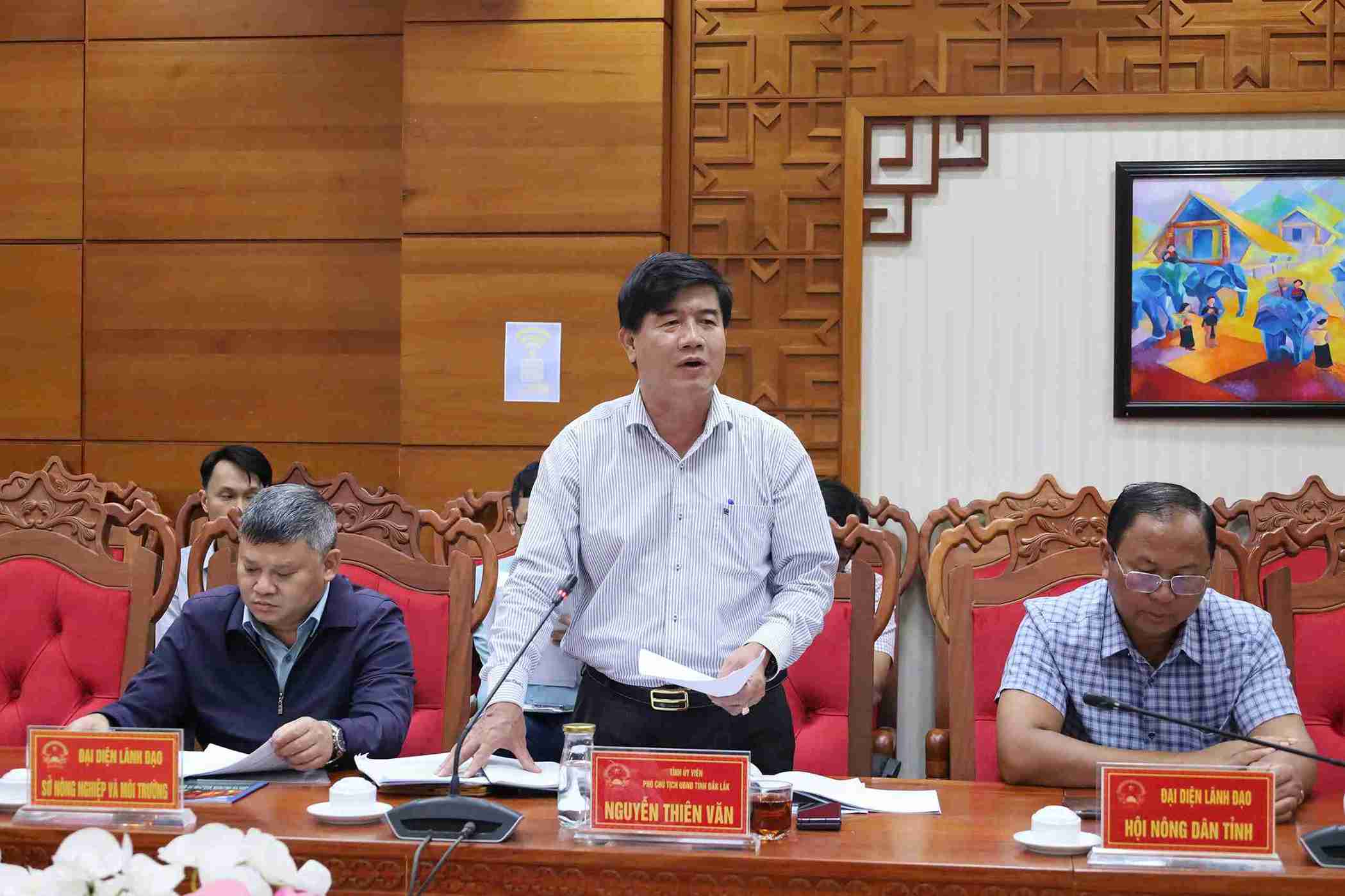 Ông Nguyễn Thiên Văn - Phó Chủ tịch UBND tỉnh Đắk Lắk đánh giá về tính khả thi dự án. Ảnh: Nguyễn Kim
