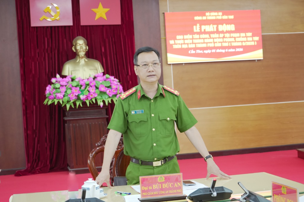 Can Tho launches 30-day campaign to crack down on drug crime