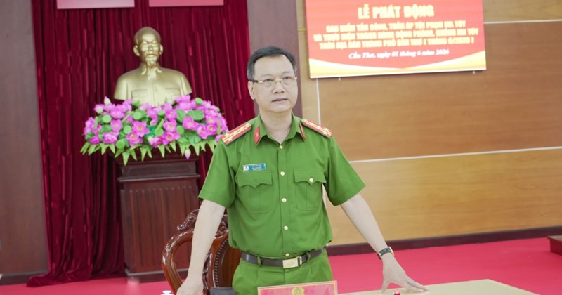 Cần Thơ ra quân 30 ngày trấn áp tội phạm ma túy