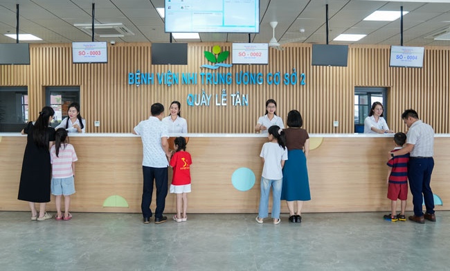 On June 1st, Facility 2 of the National Children's Hospital with a scale of 300 beds officially started operating. Photo: BVCC