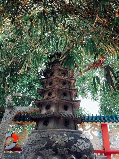 Một góc của Phù Châu miếu. Ảnh: Cát Tiên