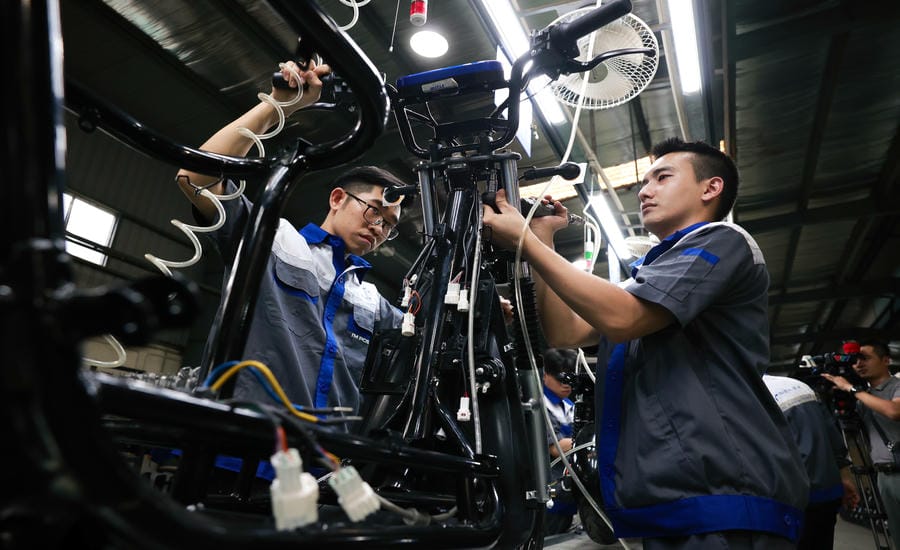Private enterprise Selex motors operates in the field of electric vehicle production. Photo: Hai Nguyen