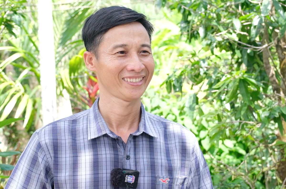 Ông Phạm Duy Khanh - Quản lý Khu du lịch Mười Ngọt. Ảnh: Phong Linh