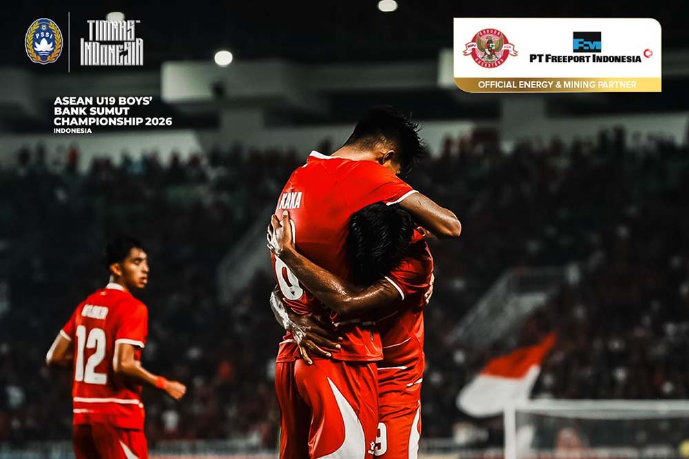 La sub-19 de Indonesia tiene un comienzo favorable en el Campeonato Sub-19 del Sudeste Asiático 2026. Foto: PSSI