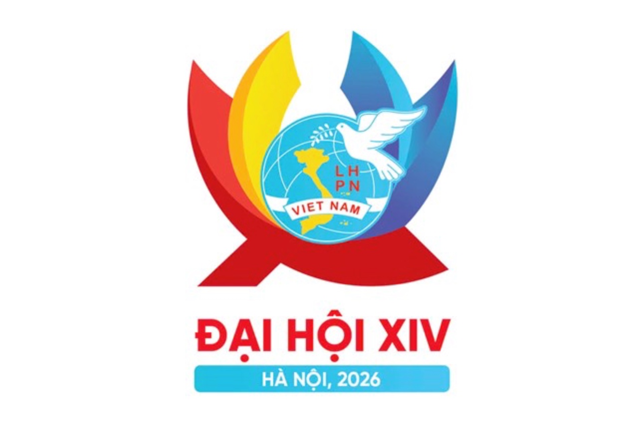 Logo du XIVe Congrès national des femmes. Photo: PNVN