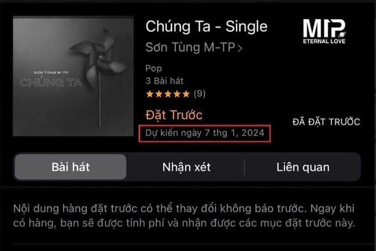 Sơn Tùng M-TP từng công bố kế hoạch phát hành album “Chúng Ta” nhưng đến nay vẫn bỏ ngỏ. Ảnh M-TP Entertainment.