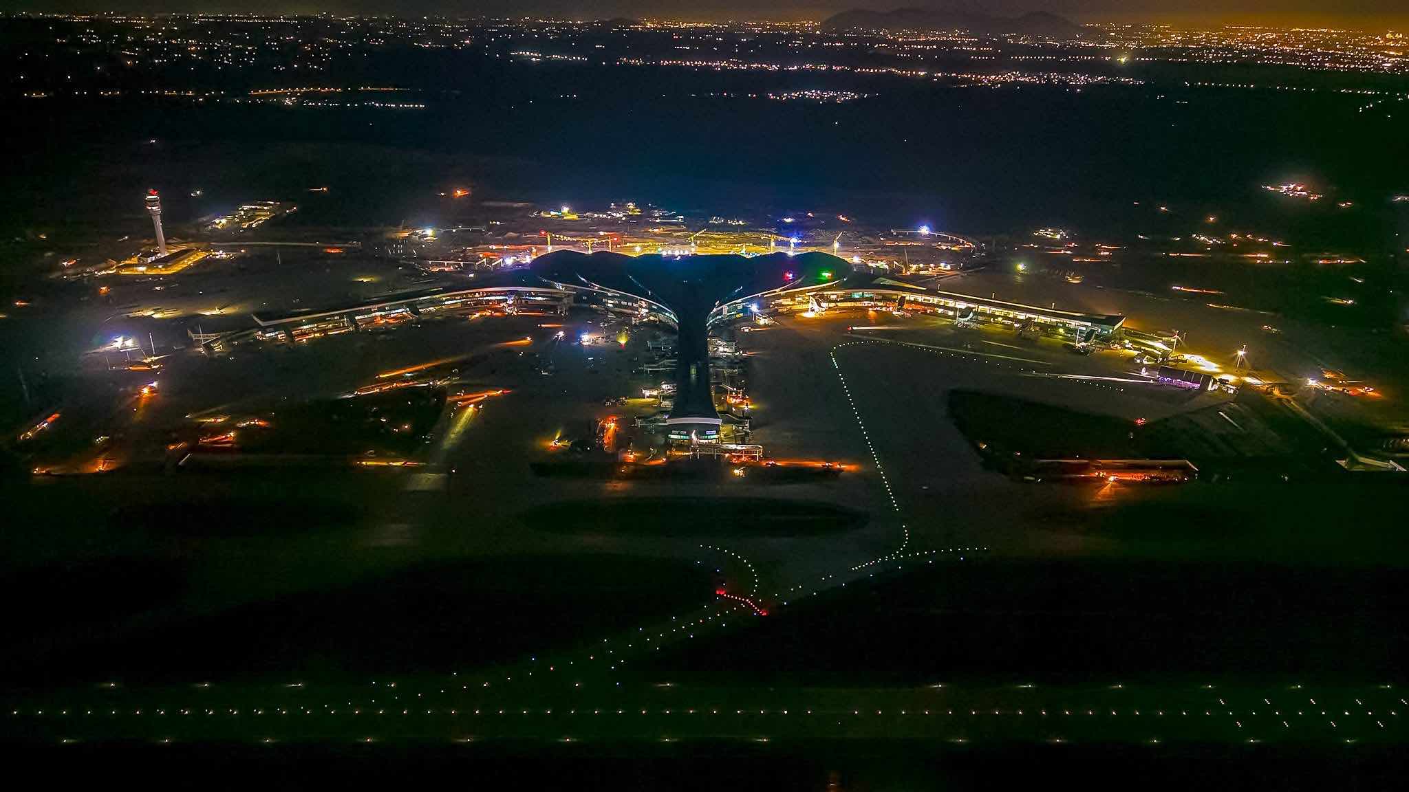 Long Thanh airport officially energized successfully. Photo: ACV