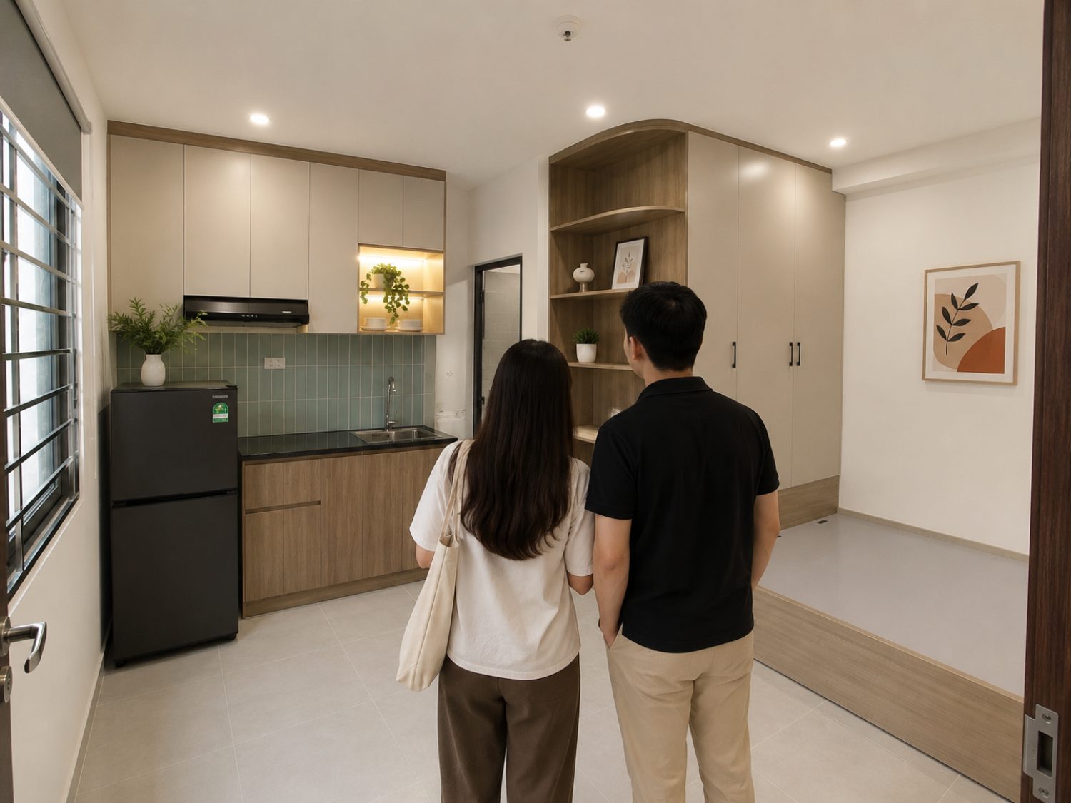 In the context of high house prices, many young people choose to rent houses for a long time. Photo: Nhu Ha