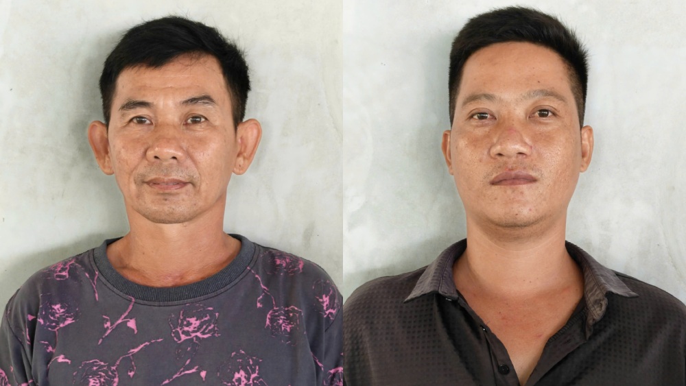Huỳnh Thanh Tuấn, Trần Văn Linh (từ trái qua) bị khởi tố để điều tra về hành vi “Đánh bạc”. Ảnh: CACC