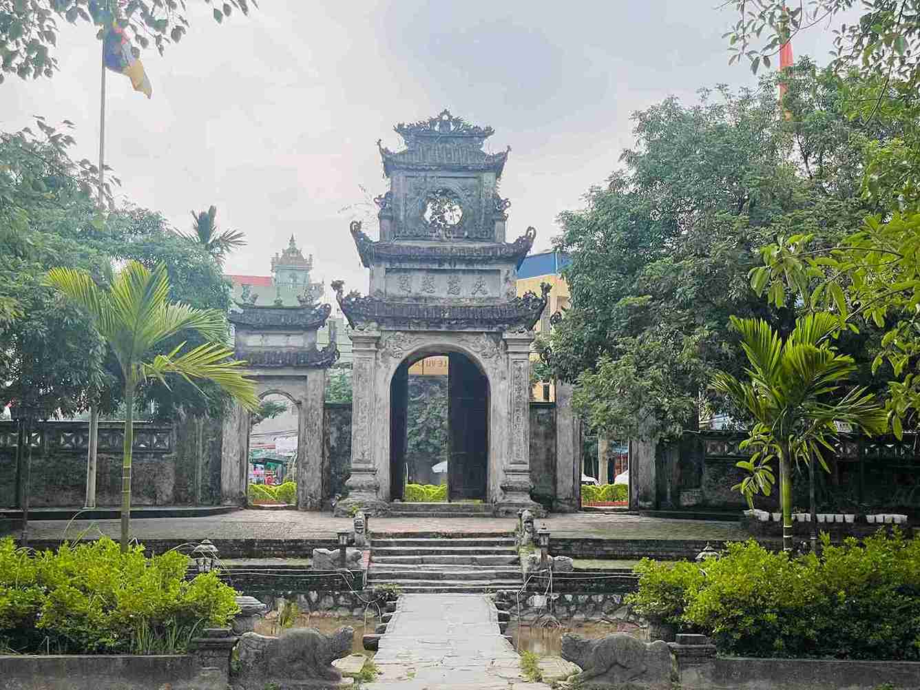 Chuong Pagoda - one of the typical relics in the central axis of Pho Hien heritage. Photo: Mai Huong