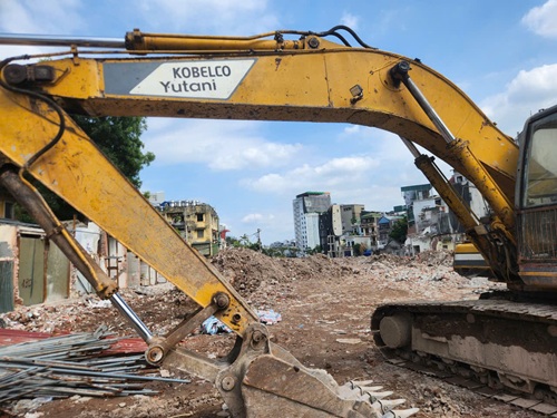 Giải phóng mặt bằng chuyển biến tích cực tại Hà Nội. Ảnh: Minh Hạnh