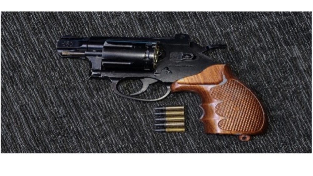 Exhibits of guns and ammunition seized by the Police. Photo: CACC