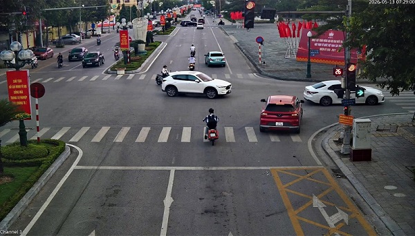 Motorbike owner fined remotely in Bac Ninh. Photo: Bac Ninh Traffic Police