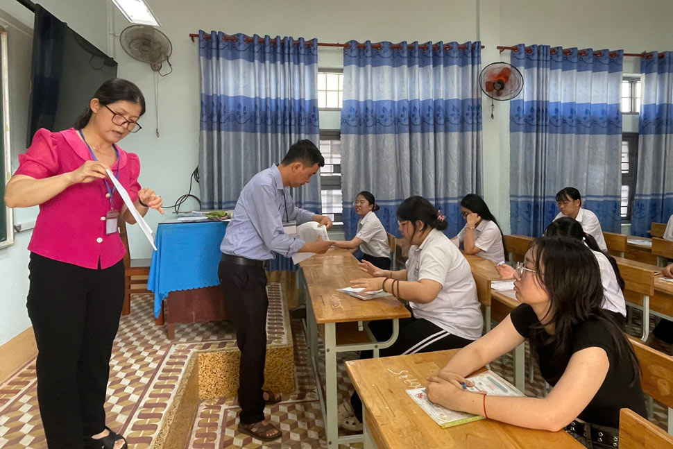 Gia Lai province has 37,508 candidates registered to take the 2026 high school graduation exam. Photo: Hoai Phuong
