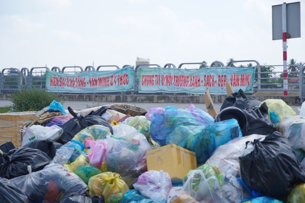 Khối lượng chất thải rắn sinh hoạt được thu gom và xử lý trên địa bàn TP khoảng 1.200 -1.712 tấn/ngày (ảnh chụp tháng 4.2026). Ảnh: Tạ Quang