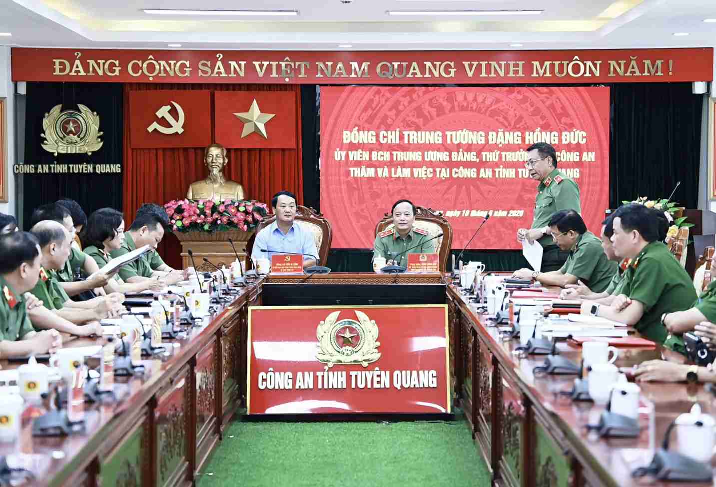 Tuyen Quang province strives to complete the goal of building 40% of communes and wards without drugs in 2026. Photo: Tuyen Quang Police.