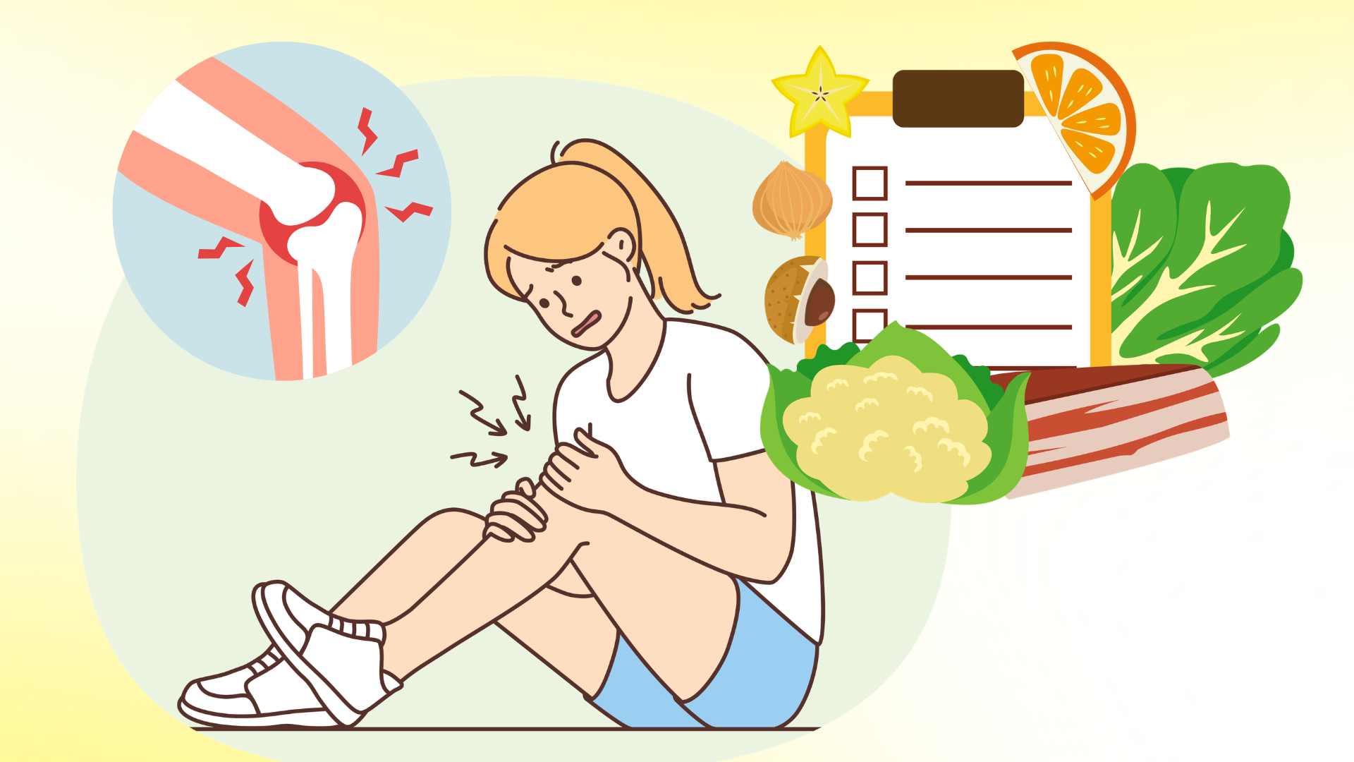 Te contamos los alimentos que las personas con sequedad de rodilla deben priorizar para elegir