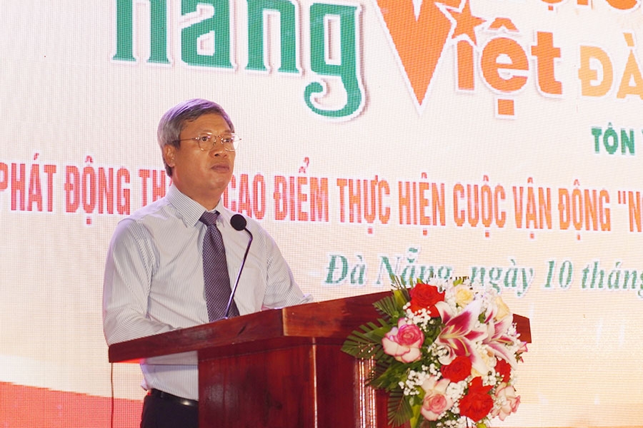 Ông Hồ Quang Bửu - Phó Chủ tịch UBND TP Đà Nẵng phát biểu tại lễ khai mạc. Ảnh: Trần Thi