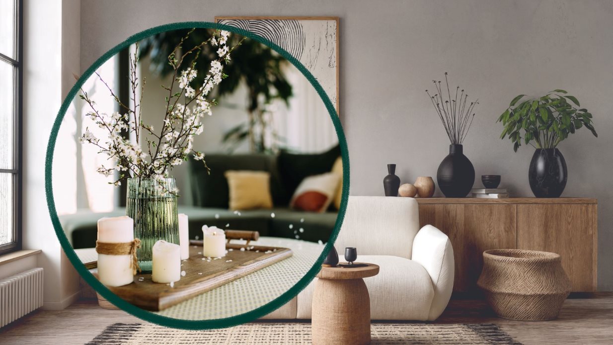 The living space is carefully cared for with light and fragrance, bringing a feeling of relaxation and comfort. Graphics: Thanh Thanh