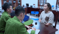 La línea de transporte ilegal de oro transnacional acaba de ser detenida. Foto: Policía de la provincia de Thanh Hoa