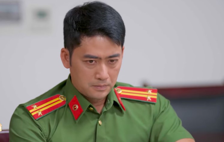 Actress Bao Anh in the prime-time movie "White Fire". Photo: Cut from video.