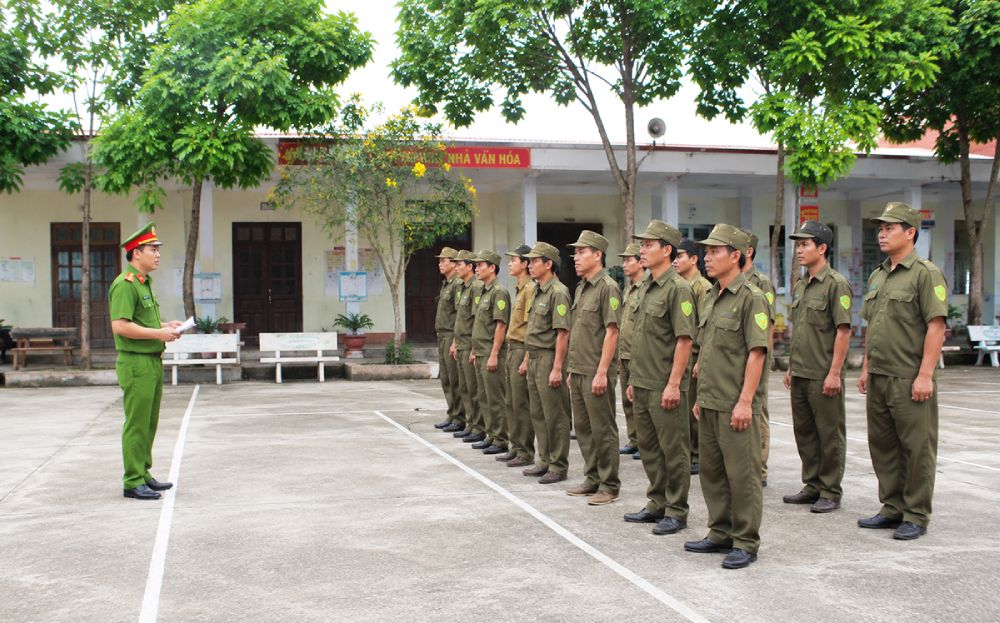 Bac Ninh arranges, arranges, and consolidates forces to protect security and order at the grassroots level after arranging and merging villages and residential groups. Photo: bacninh. gov. vn