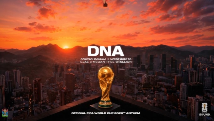 2026 FIFA 월드컵 주제곡 "DNA". 비디오 캡처 사진