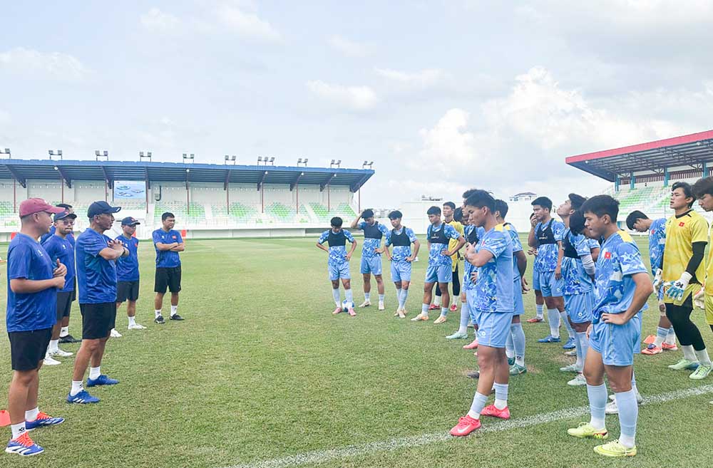 L'équipe vietnamienne U19 clôture son parcours au championnat U19 d'Asie du Sud-Est 2026. Photo: VFF