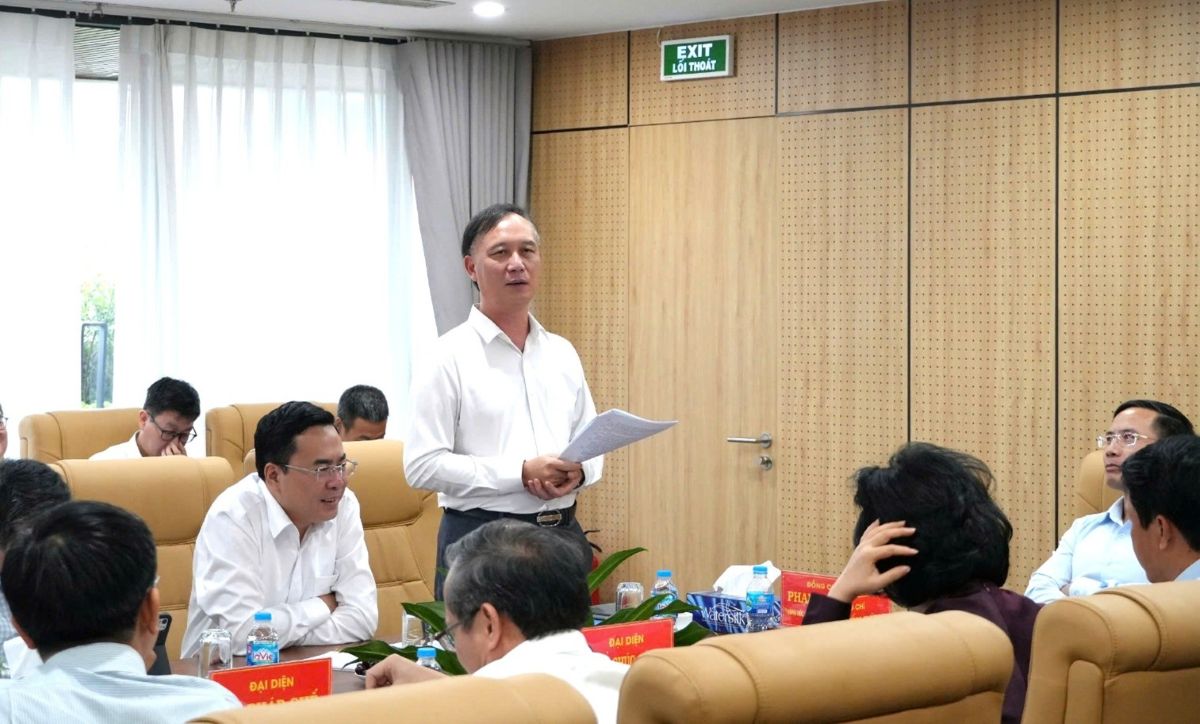 Ông Cao Văn Bình, Chủ tịch Hội đồng quản lý kiêm Tổng Giám đốc CIC báo cáo tại Hội nghị. Ảnh: CIC