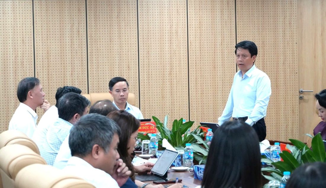 Phó Thống đốc NHNN Phạm Tiến Dũng phát biểu tại Hội nghị. Ảnh: CIC