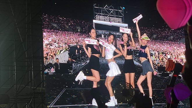 Blackpink trong concert tại Hà Nội năm 2023. Ảnh: Chi Trần