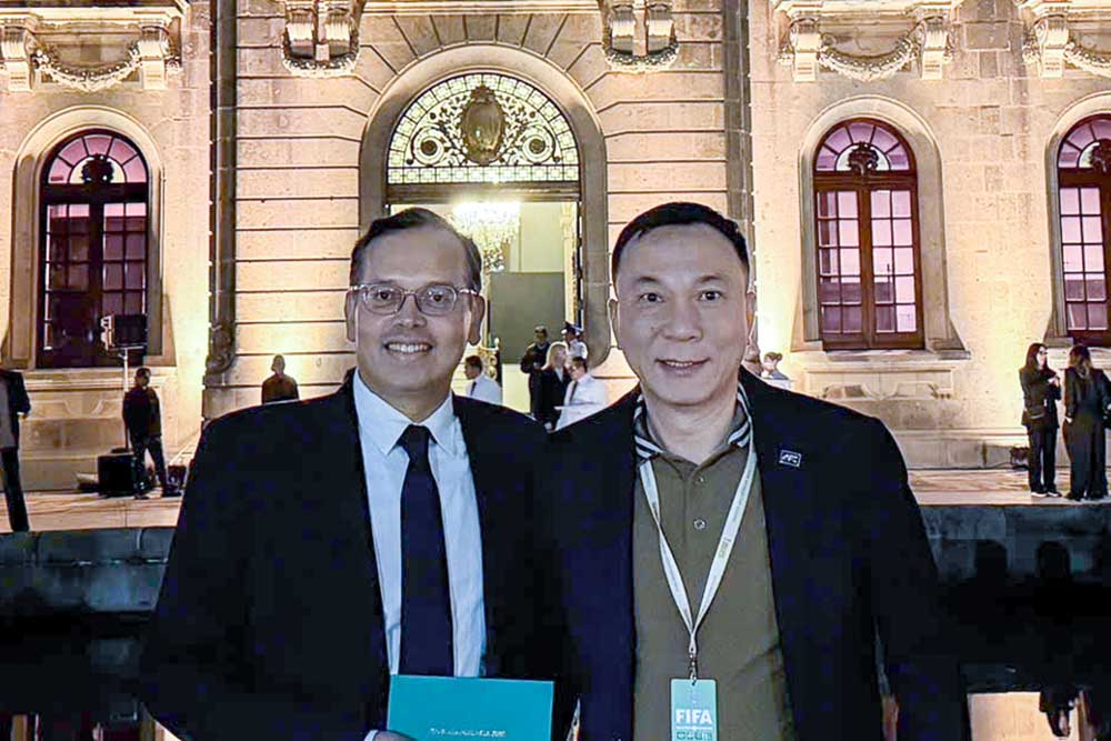 VFF leaders attend the extra activities of the 2026 World Cup in Mexico and the United States. Photo: VFF