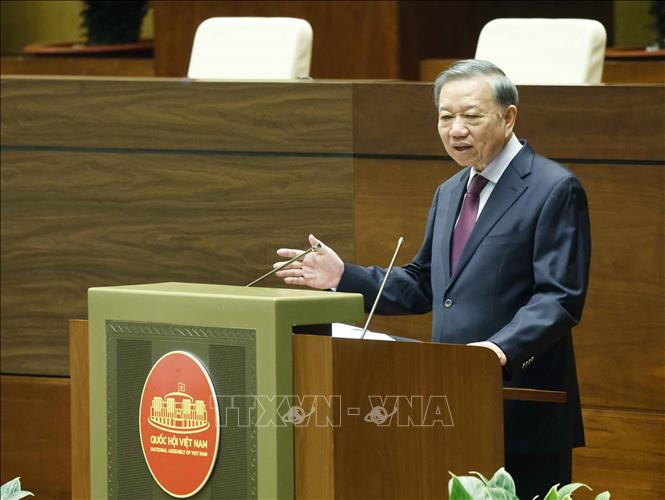 General Secretary and President To Lam delivers a directive speech at the Conference - Photo: VNA