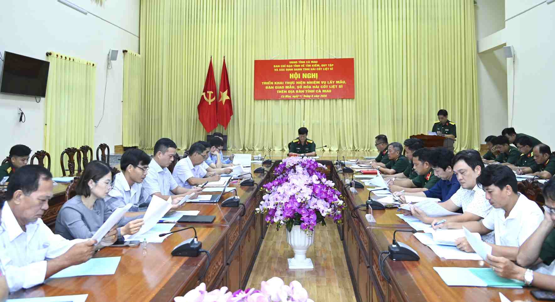 Cà Mau triển khai kế hoạch lấy mẫu sinh phẩm phụ vụ giám định ADN. Ảnh: Văn Đông.