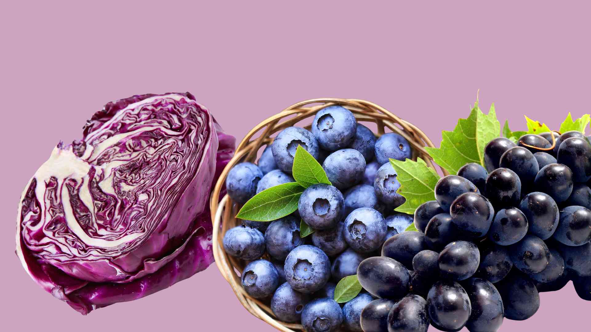 Purple food groups such as blueberries, purple grapes... support the body's collagen regeneration process. Graphic photo: Huong Son