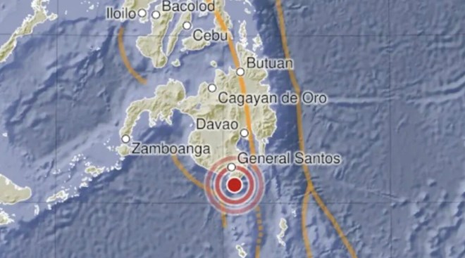 Earthquake on June 8 in the Philippines. Photo: German Geoscience Research Center (GFZ).