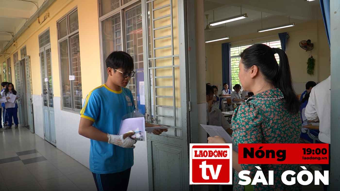 Saigon Hot News: Hand-broken candidate determined to conquer the 2026 high school graduation exam