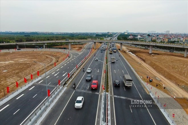 Ninh Binh - Cau Gie Expressway is invested by VEC. Photo: Ta Quang