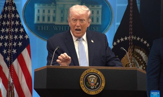 Ông Trump tuyên bố kết thúc xung đột sau khi đạt thỏa thuận hạt nhân với Iran