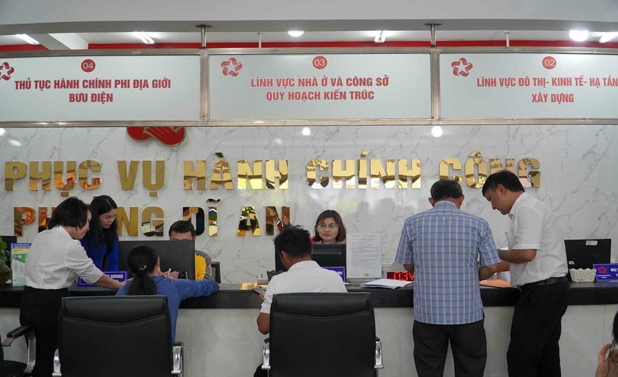 Di An Ward (HCMC) is expected to rearrange 19 neighborhoods into 28 neighborhoods. Photo: Minh Quan