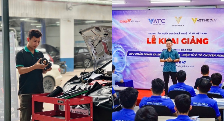 Mr. Nguyen Quoc Tai - Business Director at VATC shares lessons learned after 10 years working in the automotive service industry. Photo: VATC.