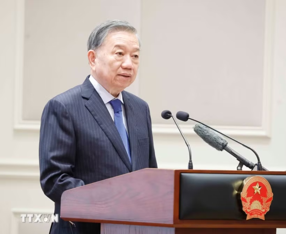 General Secretary and President To Lam emphasized the requirements of judicial reform in the new stage, protecting justice and building trust. Photo: VNA