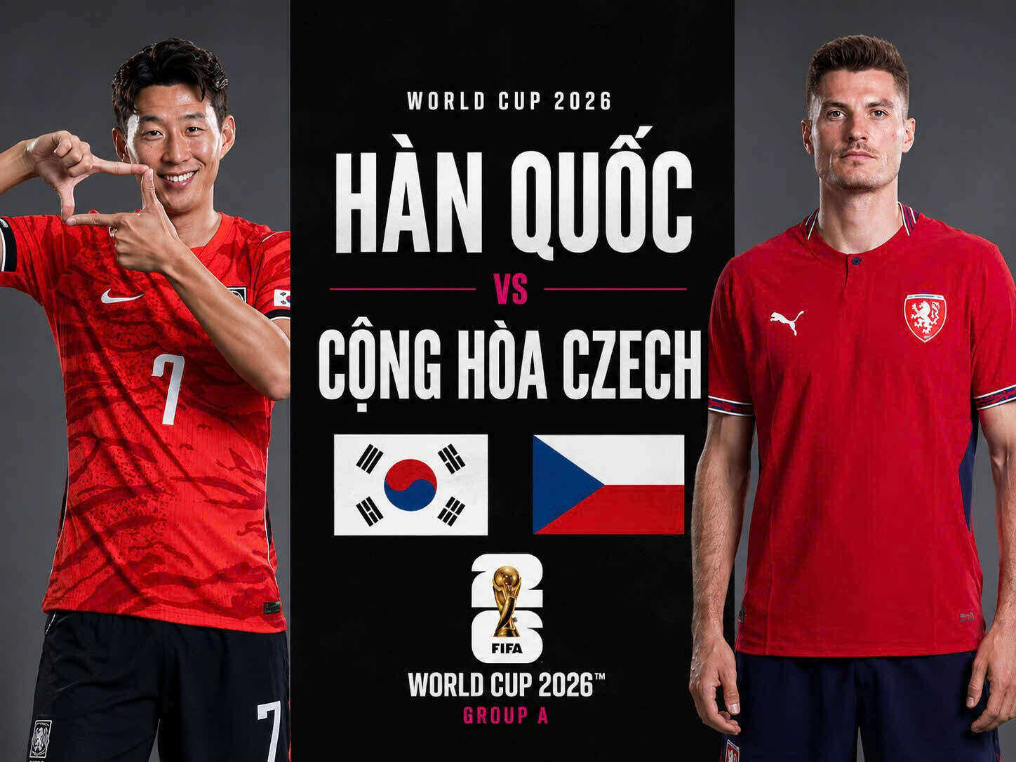 Dự đoán kết quả trận Hàn Quốc - Cộng hòa Czech.  Đồ họa: Văn An