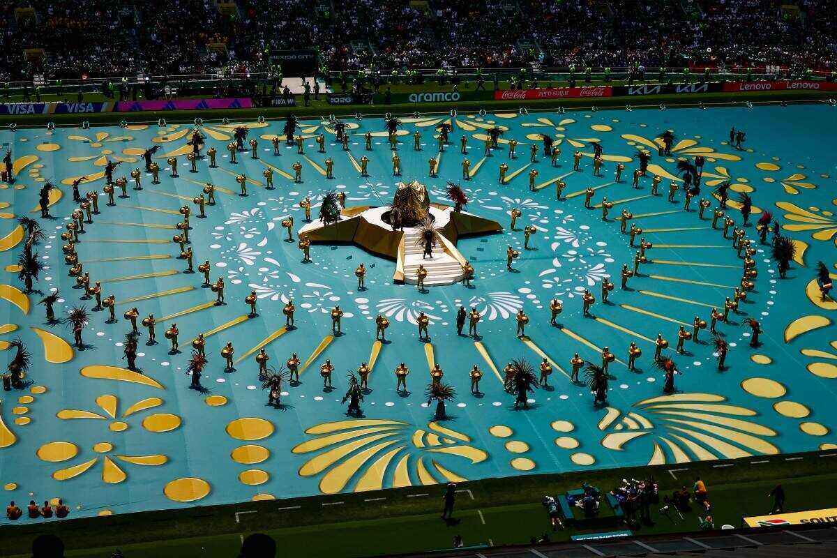 Lễ khai mạc World Cup 2026 để lại nhiều ấn tượng.  Ảnh: AFP